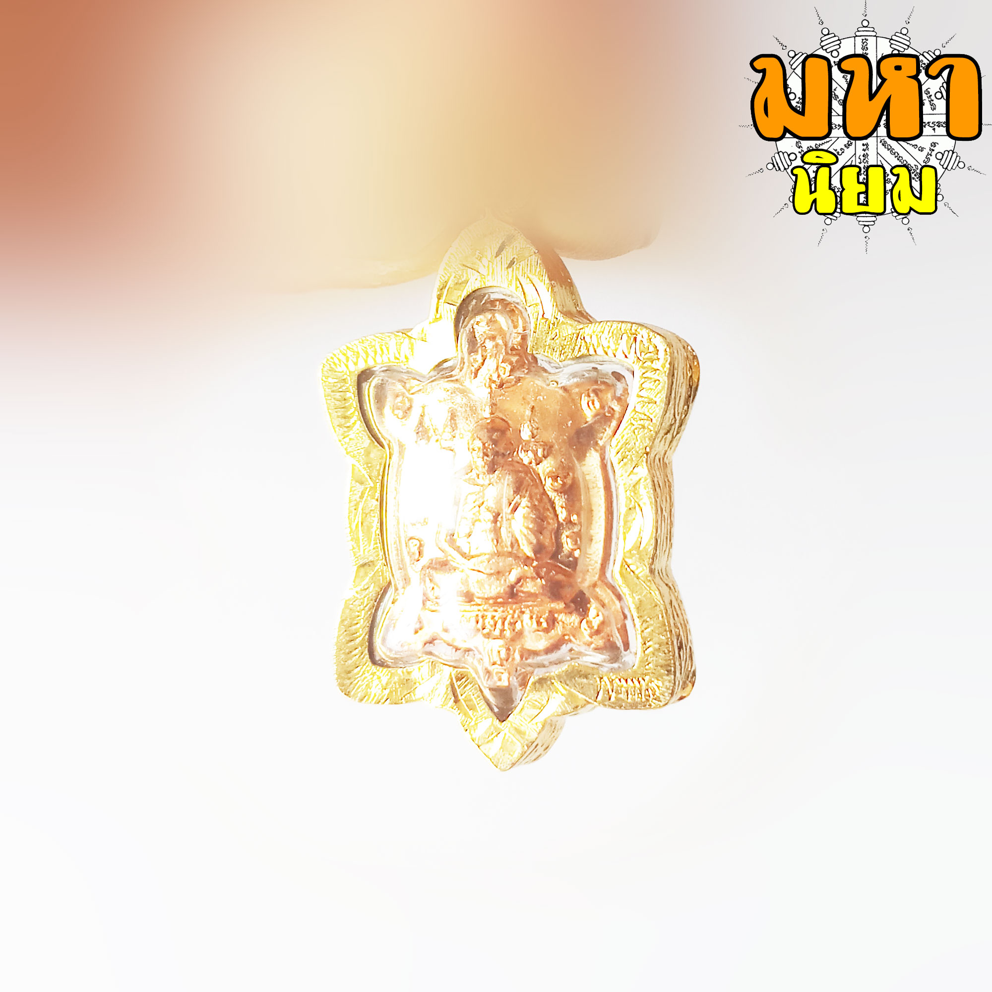 พญาเต่าเรือน ไตรมาส (องค์เล็ก) หลวงปู่หลิว ปณฺณโก วัดไร่แตงทอง เลี่ยมกรอบอย่างดี