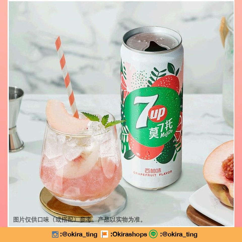 Pre - น้ำอัดลม 7up #หลี่เซี่ยน 330ml * 6 กระป๋อง
