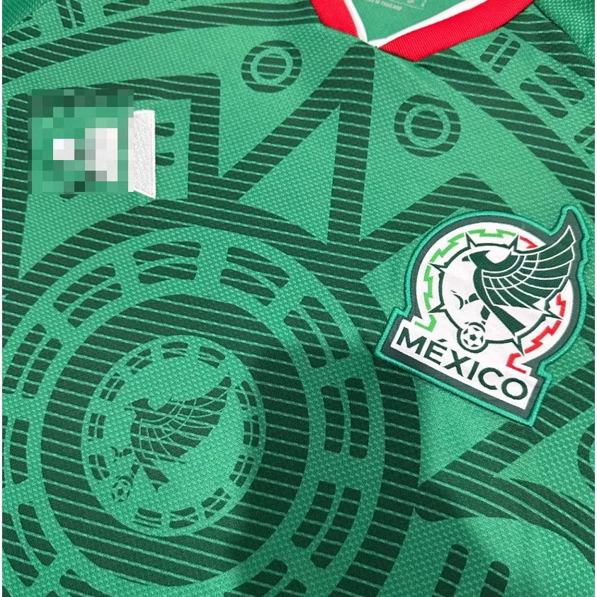 2026-27 มาใหม่เสื้อฟุตบอลทีมชาติเม็กซิโก สีเขียว สำหรับผู้ชาย Fans Edition เกรดแฟนบอล Size S-2XL