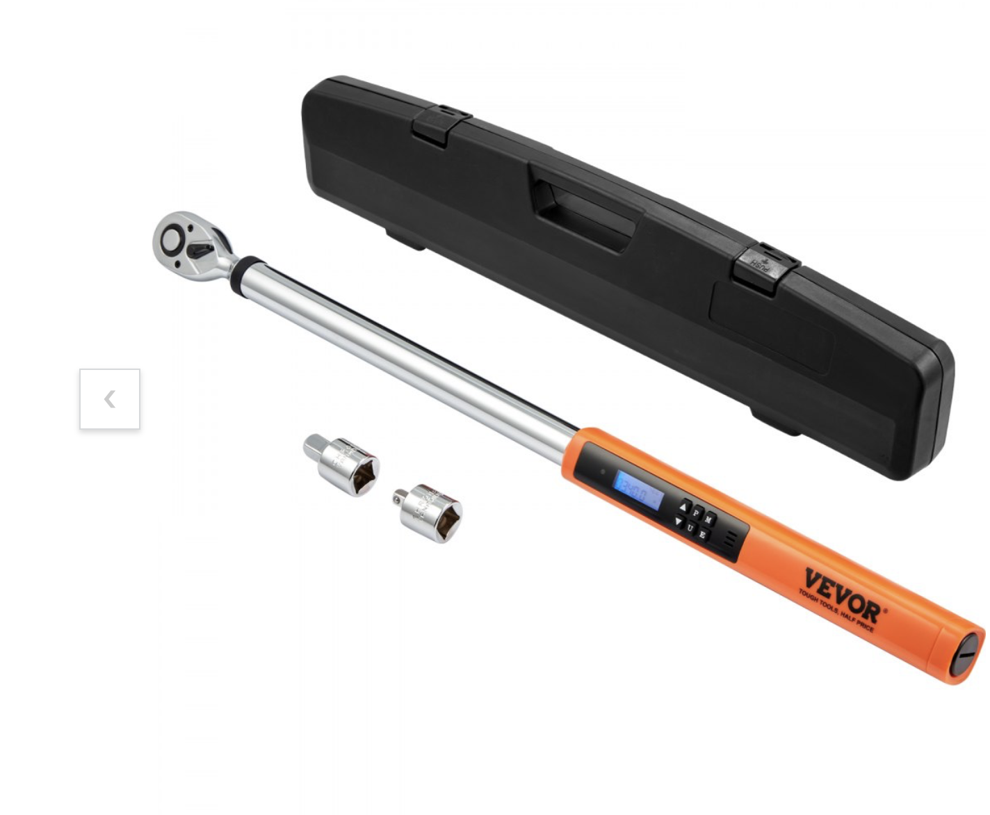 ประแจทอร์ค 1/2" Drive Electronic Torque Wrench, Torque Wrench Kit 25-250ft.lb/34-340n.m Torque Range Accurate to ±2%
