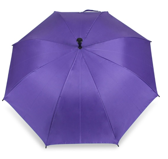 ร่มไม้เท้า สีม่วง
