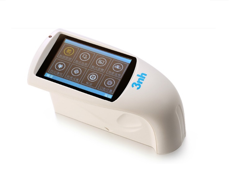 เครื่องวัดความเงา แบบ Touch screen (single-angel Gloss Meter) รุ่น HG60S ยี่ห้อ 3nh มุม 60° ย่านการวัด 200gu Display TFT 3.5 inch