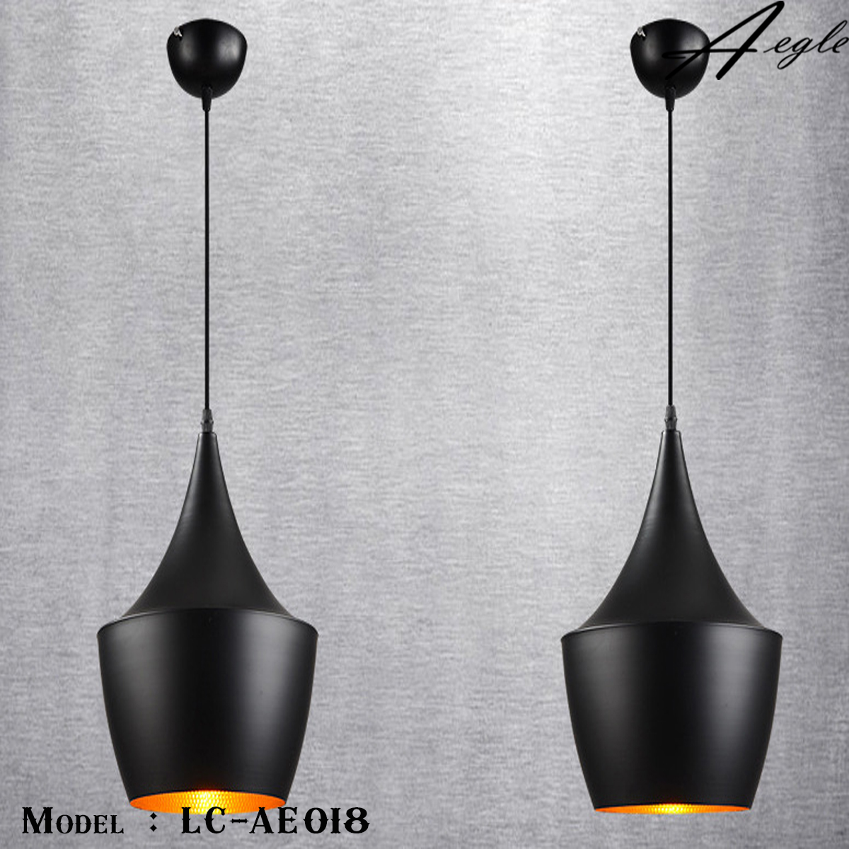 โคมไฟห้อยเพดาน โคมแขวนโมเดิร์นแฟชั่น หัวเดี่ยว A B C