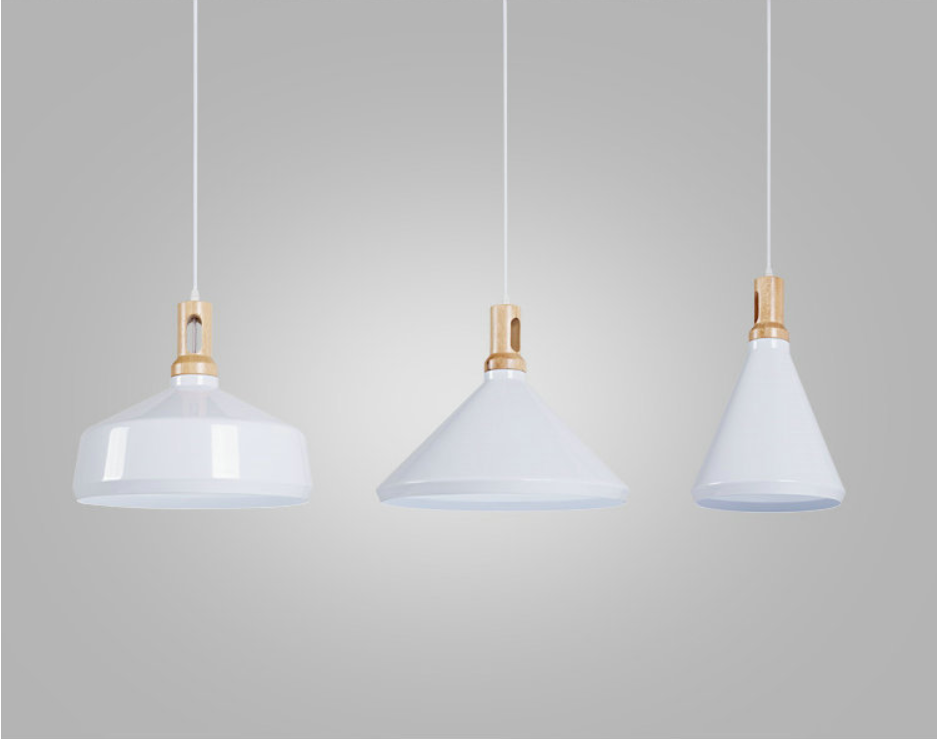 โคมไฟห้อยเพดานนอร์ดิกหัวไม้