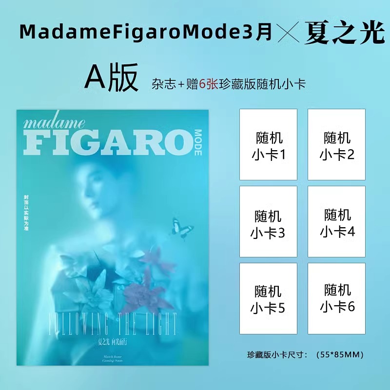 Pre - นิตยสาร Madame Figaro Mode เซี่ยจือกวง XiaZhiguang 夏之光 2024+การ์ด