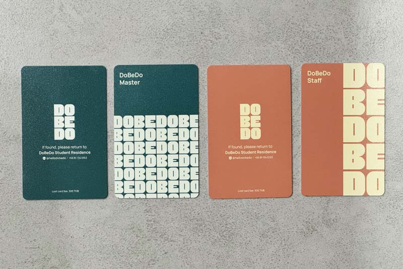 พิมพ์คีย์การ์ดแข็ง พิมพ์ Key card RFID 4 สี ไม่ลอกง่าย