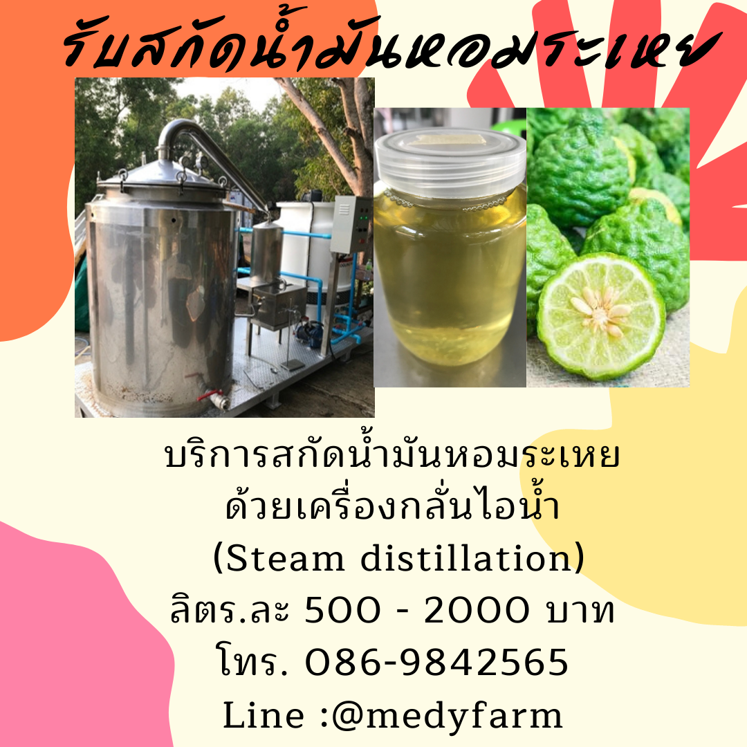 บริการสกัดน้ำมันหอมระเหย