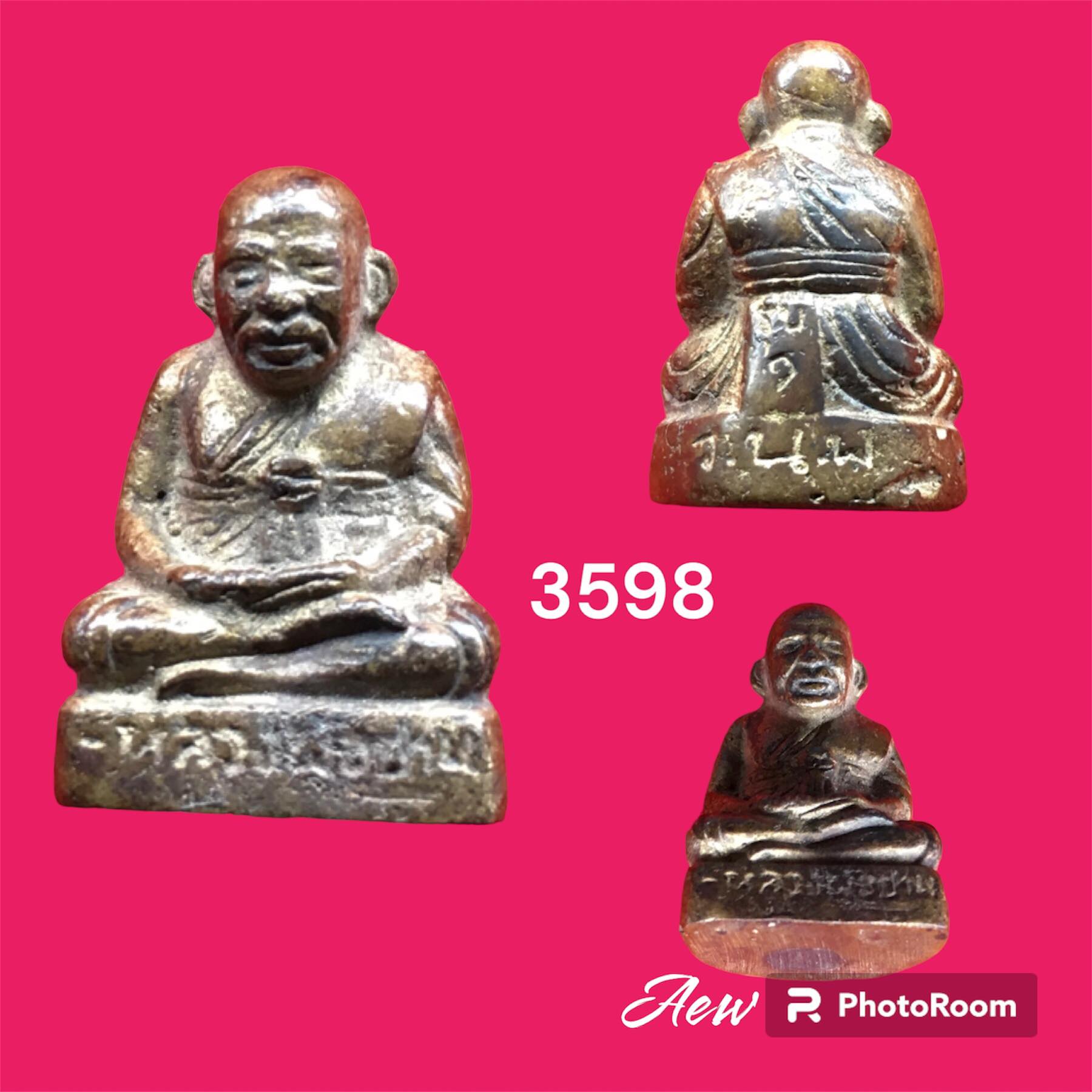 รูปหล่อหลวงพ่อปาน วัดคลองด่าน ออกวัดบางนางเพ็ง ปี2530 จสมุทรปราการ