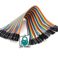 สาย ไฟจัมเปอร์ เมีย - เมีย ยาว 20cm. จำนวน 40 เส้น