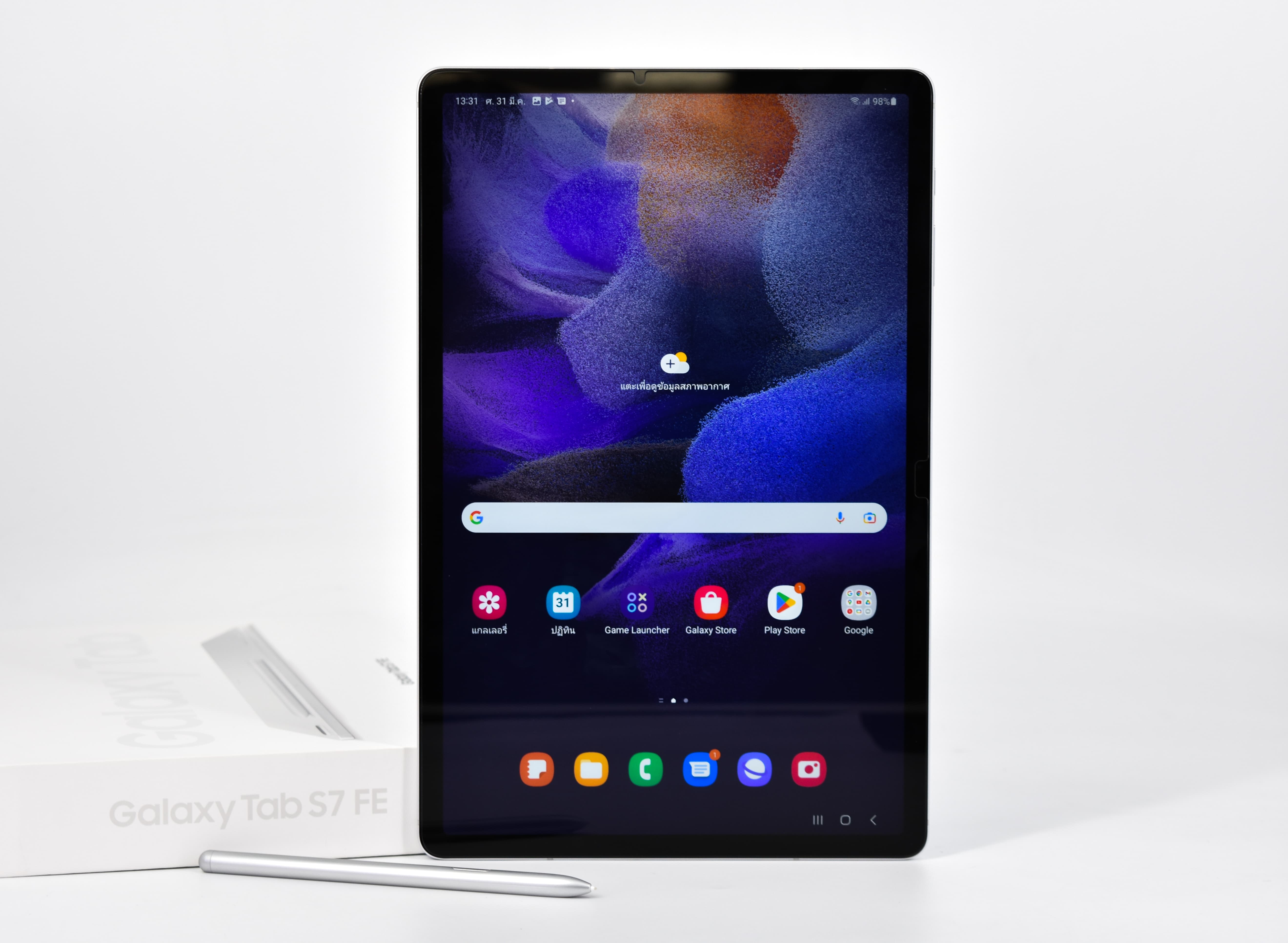 Samsung Galaxy Tab S7 FE LTE 4+64GB สี Mystic Silver