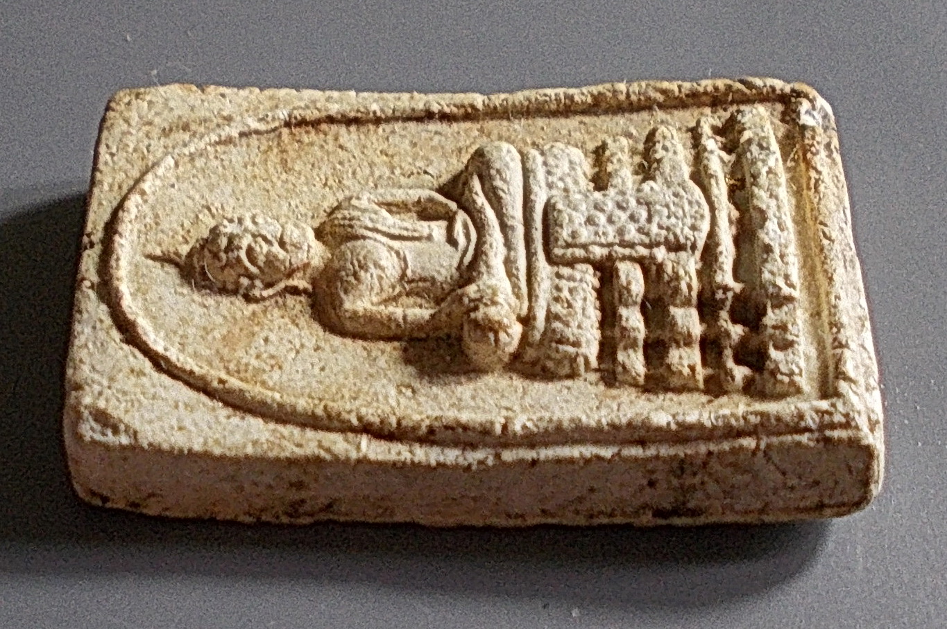 สมเด็จหลวงพ่อวัดไร่ขิง พิมพ์เล็ก ฐานสูง เนื้อผง ปี 2514