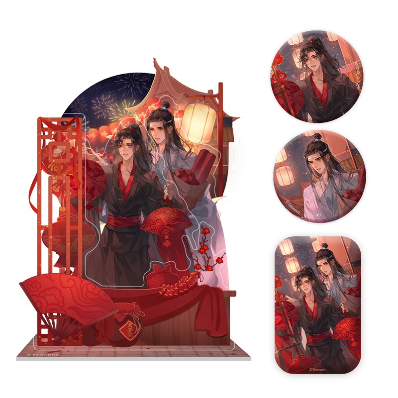 Pre- Set อะคริลิค modaozhushi ปรมาจารย์ลัทธิมาร Wei Wuxian #LanWangji วั่งเซี่ยน