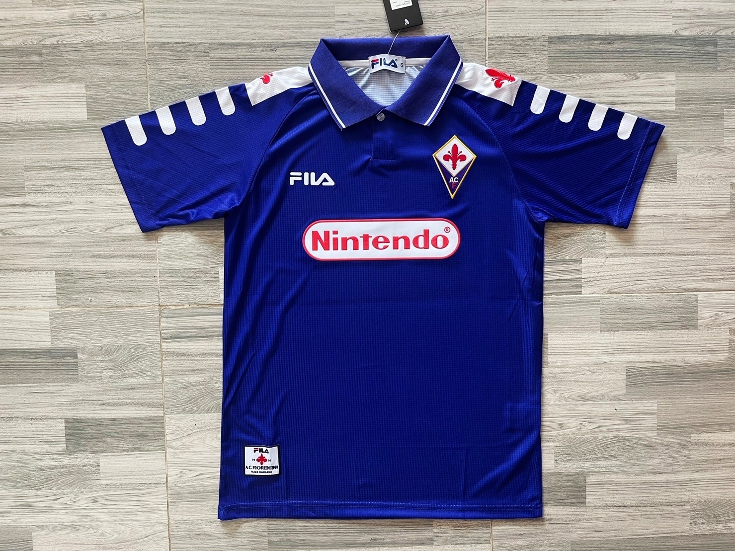 Retro เสื้อฟิออเรนติน่า Fiorentina 1998/99 Home Jersey