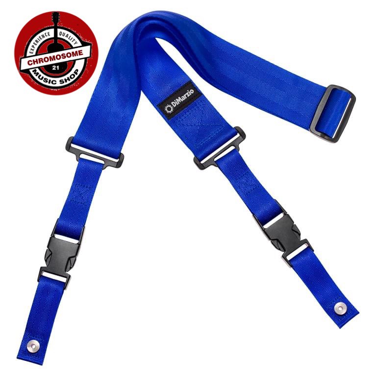 สายสะพายกีตาร์ DiMarzio 2 Inch Nylon Cliplock สี Blue