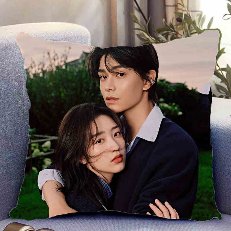 Pre - หมอนลายซีรีส์จีนทำนองรักกังวานแดนดิน 40 cm/"ติงอวี่ซี & เติ้งเอินซี"