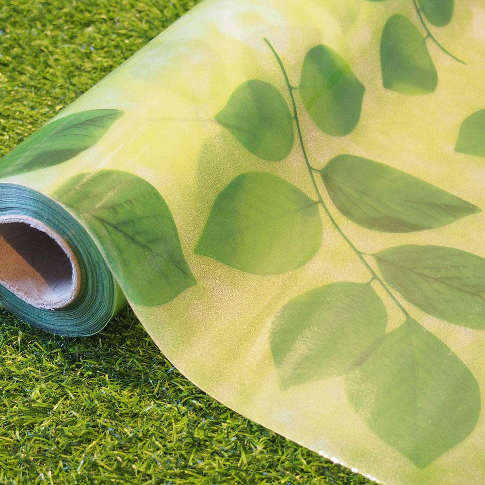 ฟิล์มติดกระจก สูญญากาศ ลายใบไม้ ขาวขุ่น (SVK-P086) ตัดขายเป็นเมตร ฟิล์มติดกระจก บังตา กันUV ลดความร้อน PVC ไม่มีกาว ลอกแล้วติดใหม่ได้ ติดหน้าต่าง นำเข้าจากเกาหลี