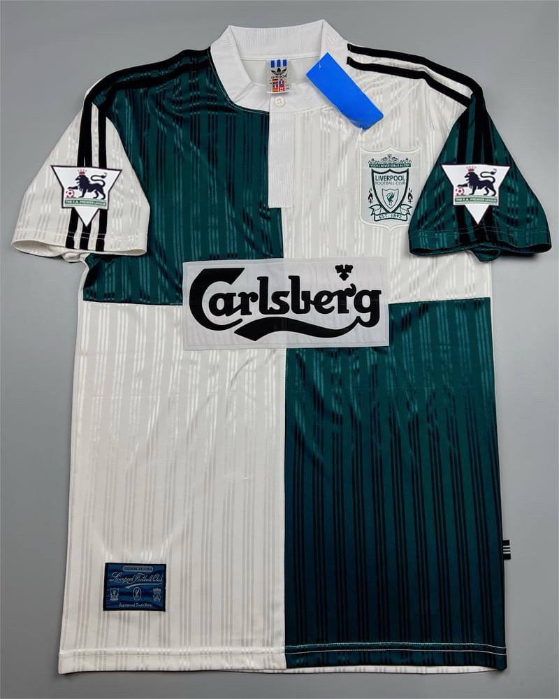 Retro เสื้อบอล ย้อนยุค ลิเว่อพูล เยือน 1995 Retro Liverpool Away เรโทร คลาสสิค 1995-96 สกรีน FOWLER # 23