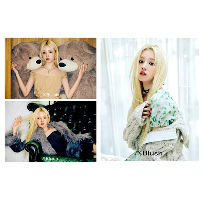 Pre - นิตยสาร Xblush YUQI ซ่งอวี่ฉี SongYuqi 2023+พลร.+โปสเตอร์