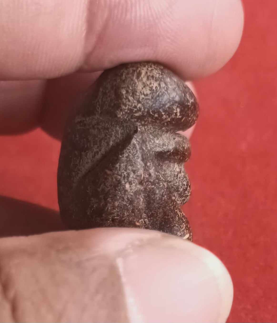 พระปิดตาหลวงพ่อแก้ว วัดปากทะเล เพชรบุรี เนื้อผงคลุกรักพิมพ์ปั้นลอยองค์