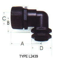 90 c N.LF คอนเนคเตอร์ NYLON LIQUID-TIGHT FLEXIBLE CONNECTOR TYPE L2439
