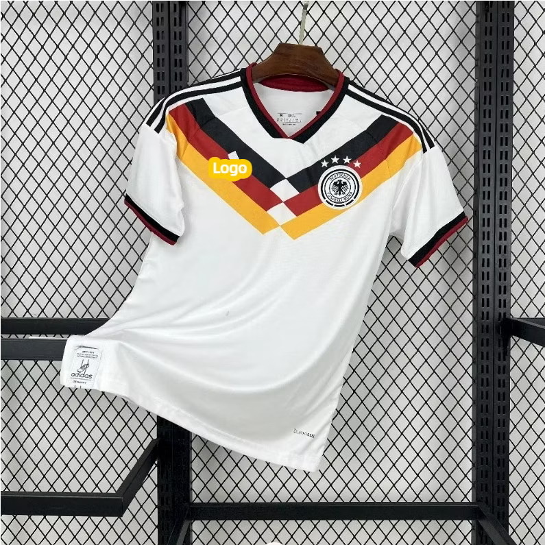 2026-27 มาใหม่เสื้อฟุตบอลทีมชาติเยอรมัน สีขาว สำหรับผู้ชาย Fans Edition เกรดแฟนบอล Size S-2XL