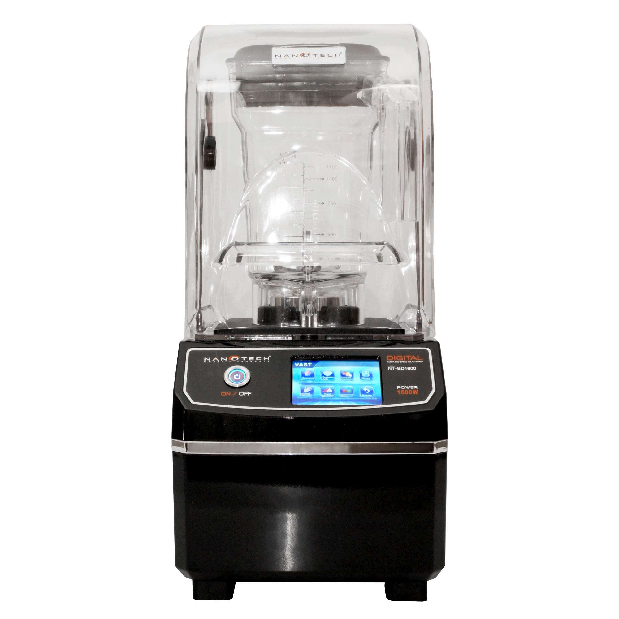 Nanotech เครื่องปั่นดิจิตอล ทัชสกรีน รุ่น NT-BD1600 (มีฝาครอบลดเสียง)