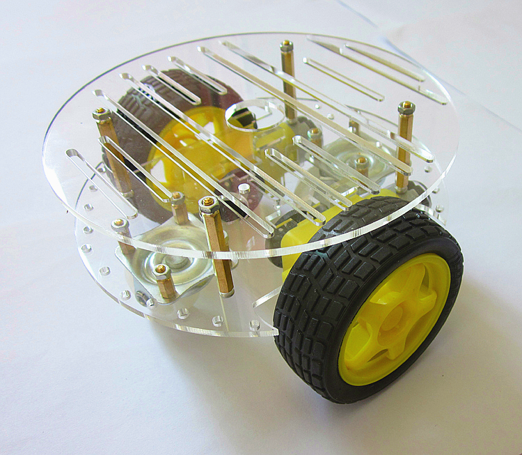 2WD Smart Car Chassis 2 ชั้น