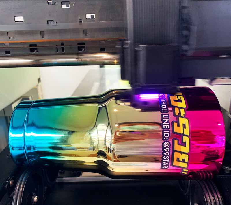 แก้วทรง YETI สีไทเท พิมพ์โลโก้