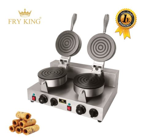 เตาทองม้วนไฟฟ้า 2 ถาด รุ่น FR-2 ยี่ห้อ FRY KING (เครื่องทำทองม้วนคู่)