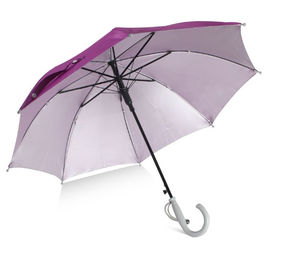 ร่มตอนเดียว 16 นิ้ว สีม่วงอมชมพู