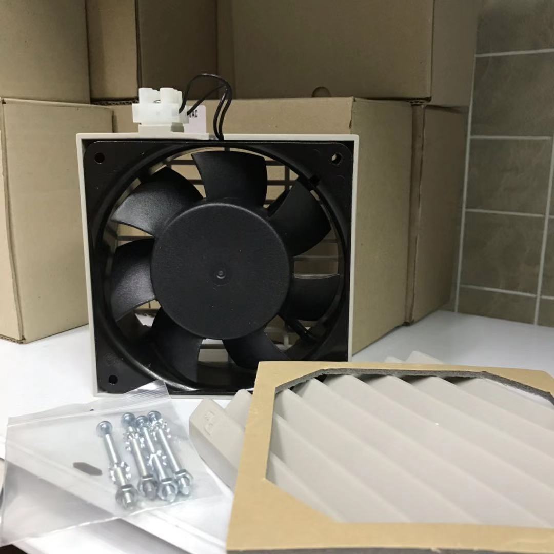 PMV พัดลมระบายอากาศในตู้คอนโทรล+ฟิลเตอร์ (220V)