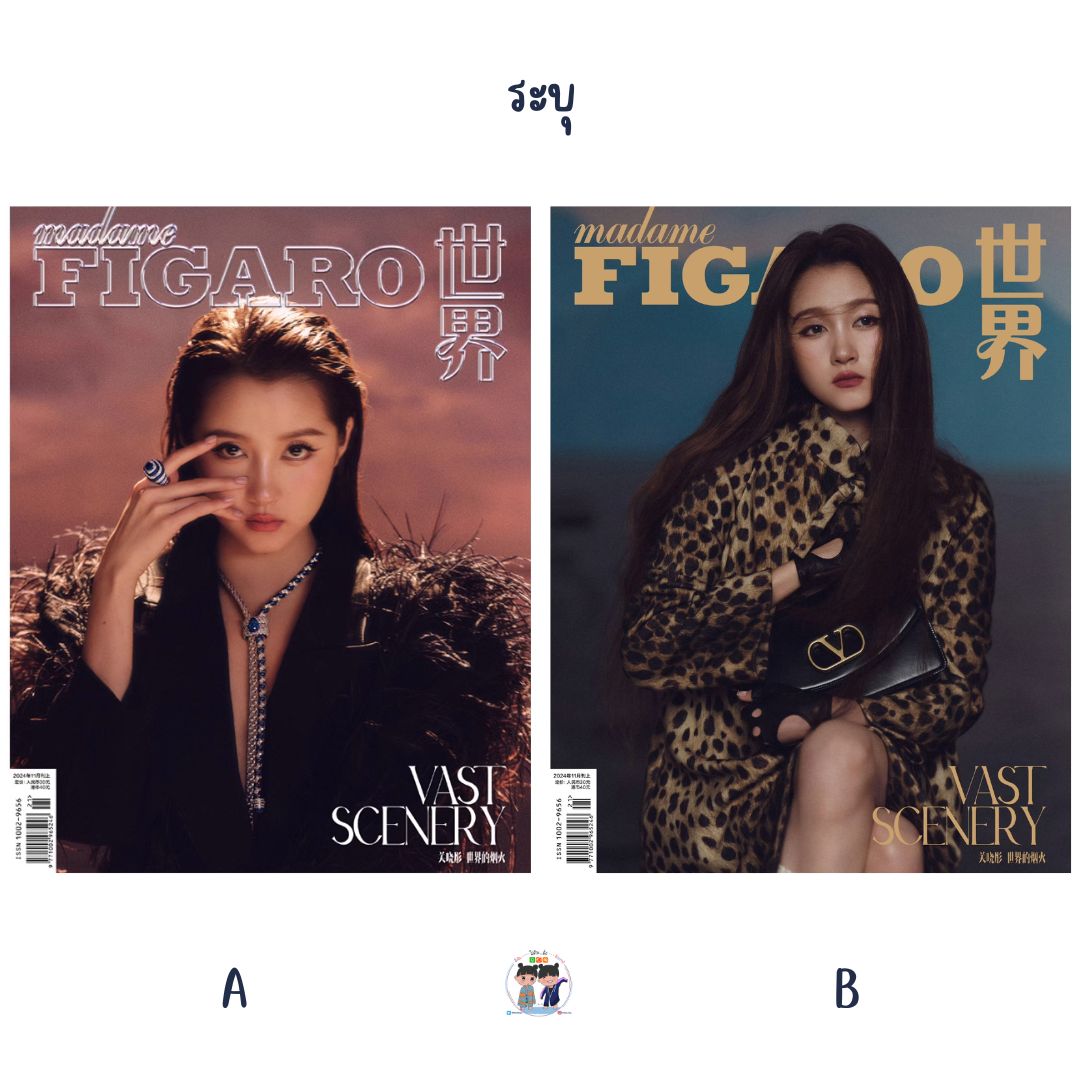 Pre - นิตยสาร Madame Figaro กวนเสี่ยวถง GuanXiaotong 关晓彤 2024