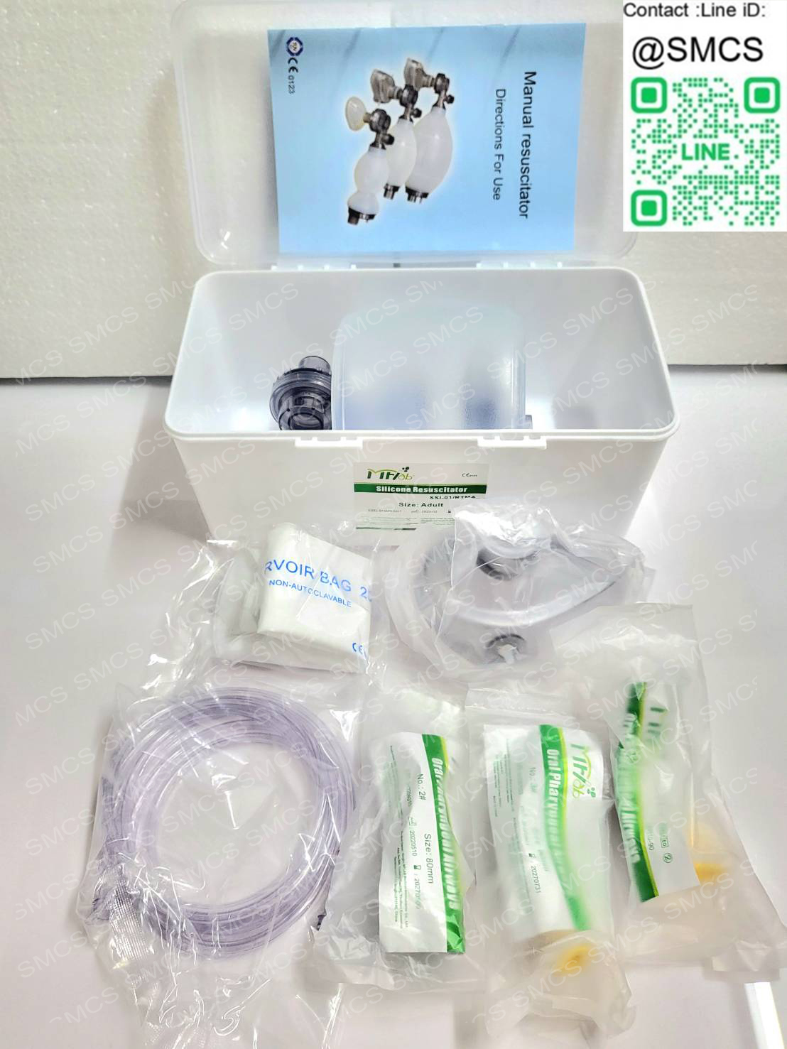 ชุดช่วยหายใจมือบีบ Ambu bag ยี่ห้อ MF-LAB