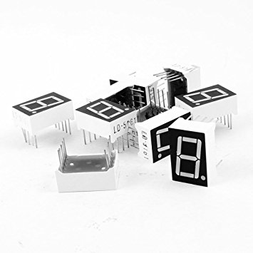 7 Segment 0.56" Common Anode 2 digit Red ไฟ 7 segment 0.56" 2 หลัก สีแดงแบบไฟบวกร่วม 5261B