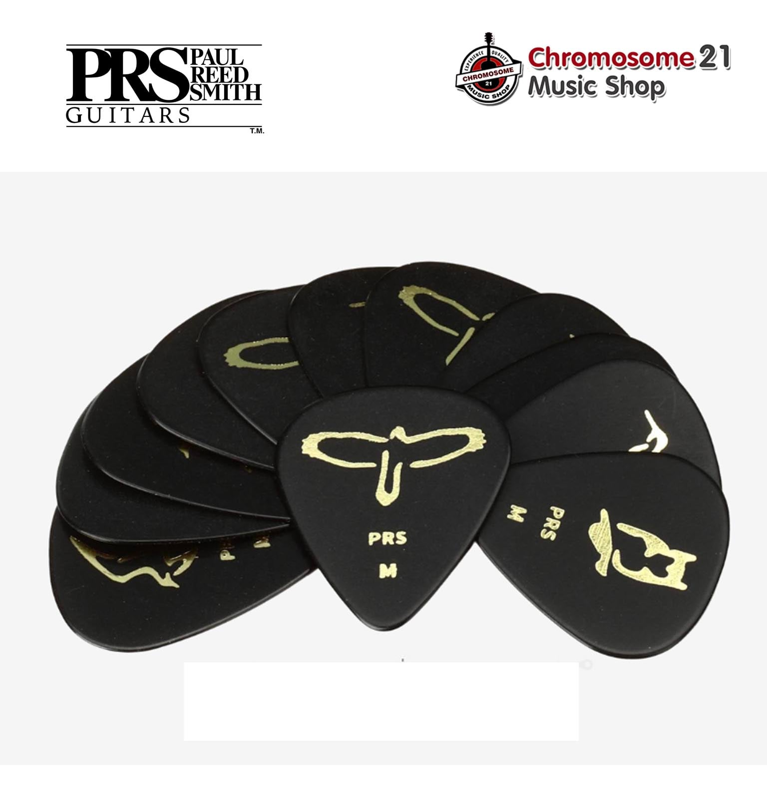 PRS PICK GOLD BIRD TIN MEDIUM