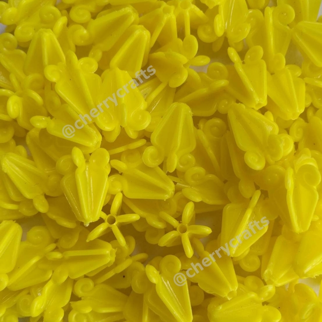 ดอกรักพลาสติกคุณภาพดีขนาด 1.5 ซ.ม. ดอกรักตราเสือ ฟรีขั้วสีเขียว ถุงละ 2,000 ดอก มีสีสดให้เลือกกว่า 10 สี+ รูดอกกว้างร้อยง่ายสวยมีน้ำหนัก ขายปลีก-ส่ง