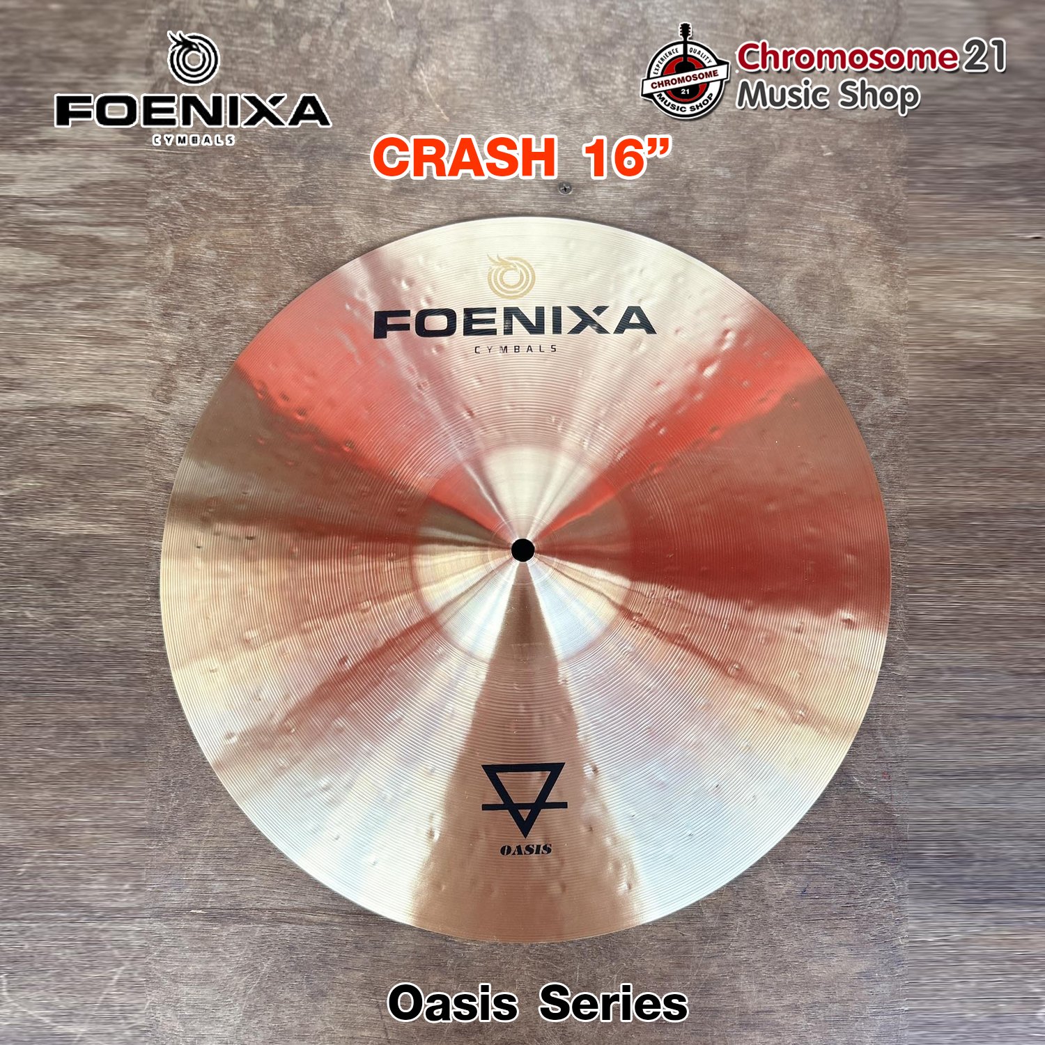 ฉาบ Foenixa OA-16C Crash 16นิ้ว รุ่น Oasis Standard Series