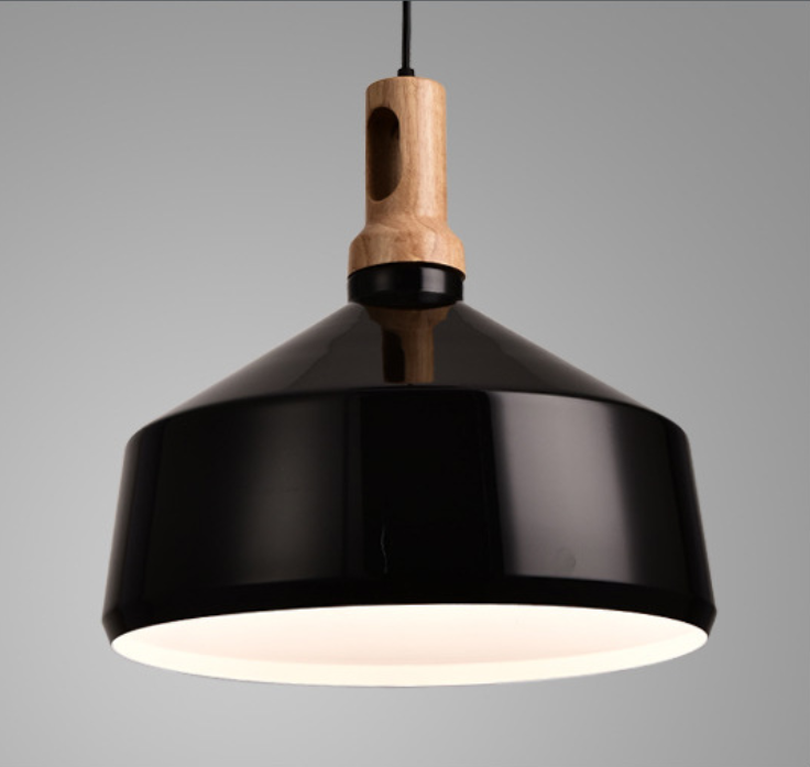 โคมไฟห้อยเพดานนอร์ดิกหัวไม้