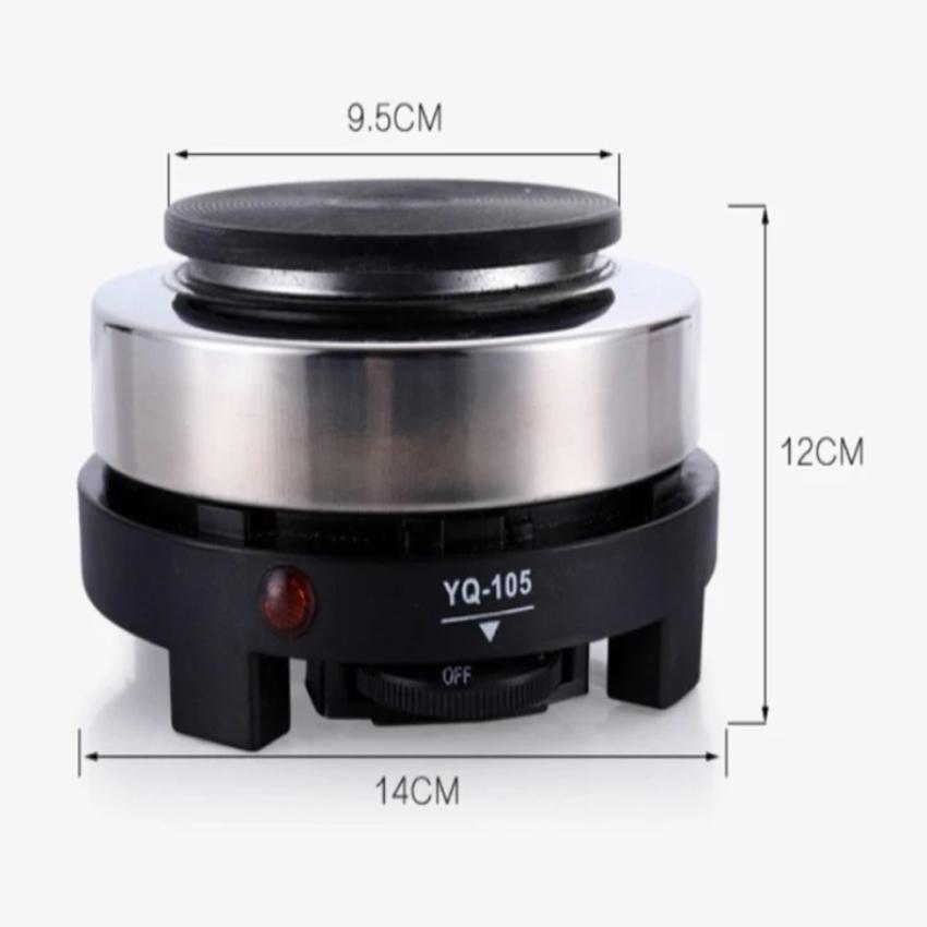 เตาไฟฟ้าอเนกประสงค์ขนาดเล็ก รุ่น ZB-980 (500W) Hot Plate สำหรับ ต้มกาแฟ อุ่นอาหาร เตาขนาดพกพา ใช้กับ Moka Pot