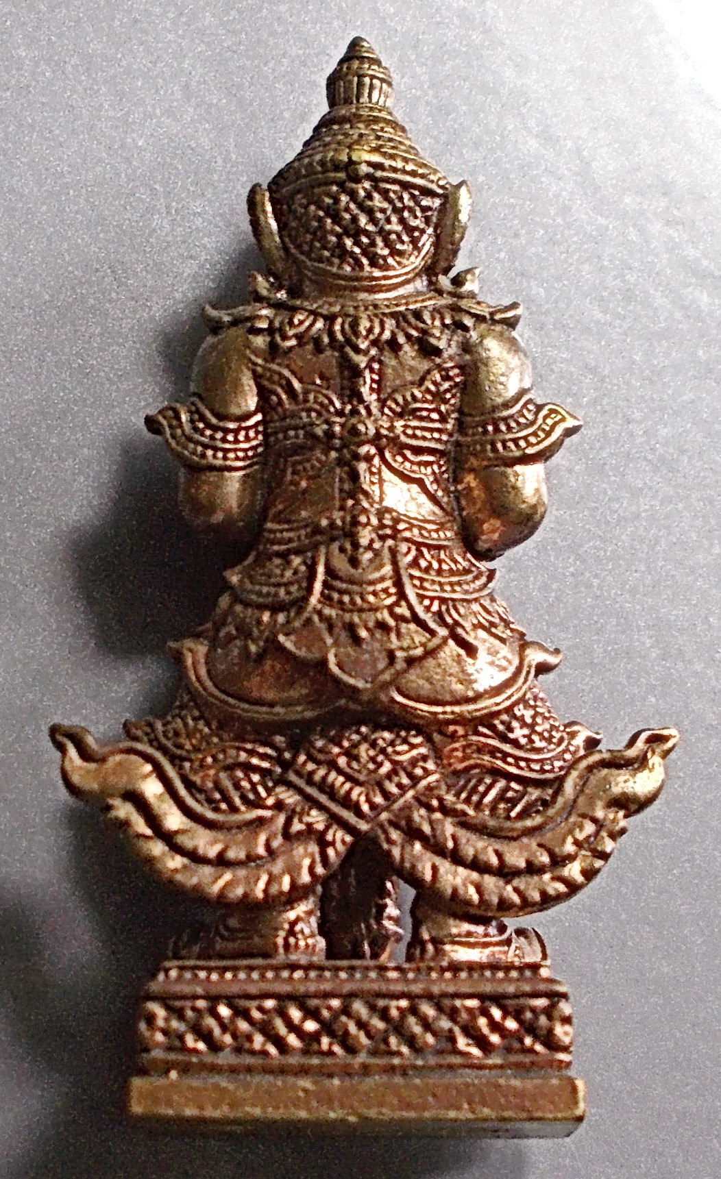 ท้าวเวสสุวรรณ ยกฐานะ ทองนำโชค เนื้อชนวน หลวงพ่อทอง สุทธสีโล พร้อมกล่อง