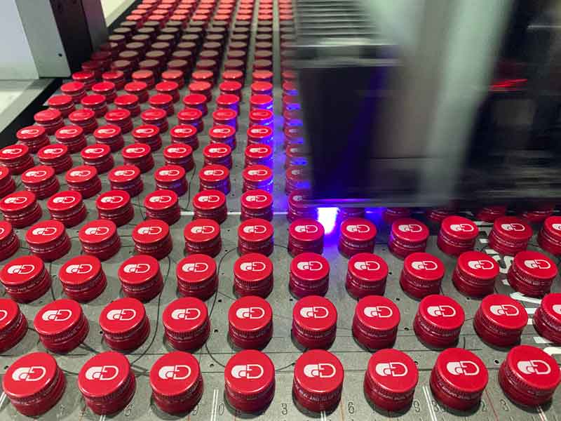 พิมพ์ฝาขวด สกรีนฝาจุก พิมพ์ฝากระปุก