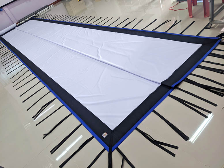 จอหนัง ผ้ามุกด้าน 12 เมตร 2.35:1