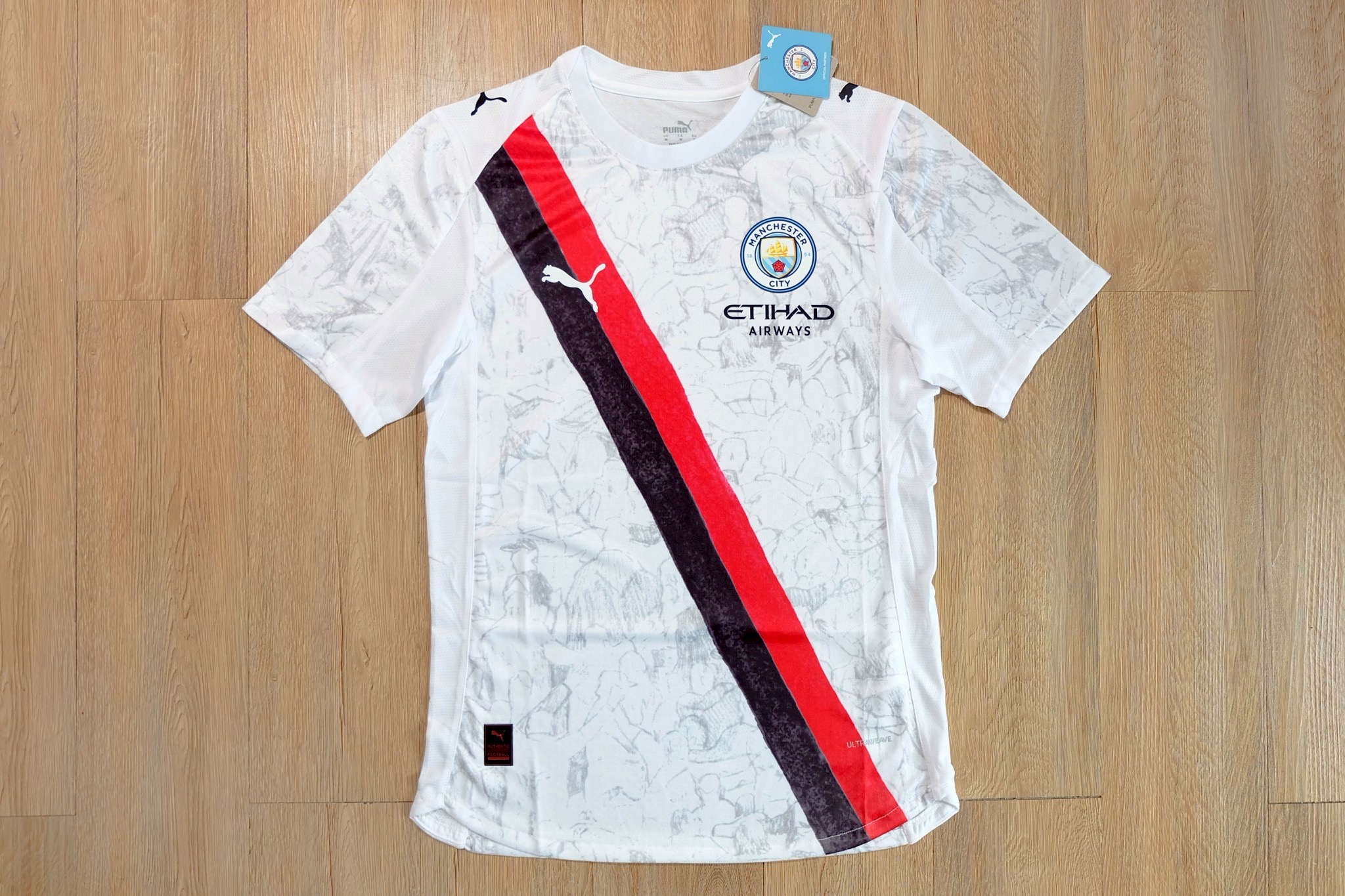2025-26 เสื้อฟุตบอลเเมนซิ สีขาว สำหรับผู้ชาย Player Edition เกรดนักเตะ Size S-2XL
