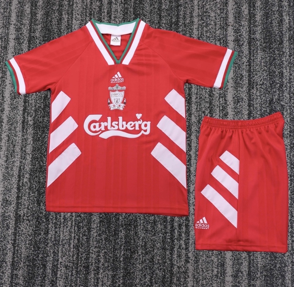 Retro ชุดฟุตบอลเด็กย้อนยุค - ทีมลิเวอร์ เกรดแฟนบอล 1993-95