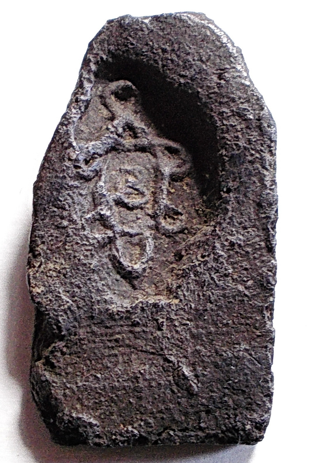 พระผงคลุกรัก ลพ.คร้าม วัดพระเงิน พิมพ์สมาธิฐานผ้าทิพย์ #lnw395