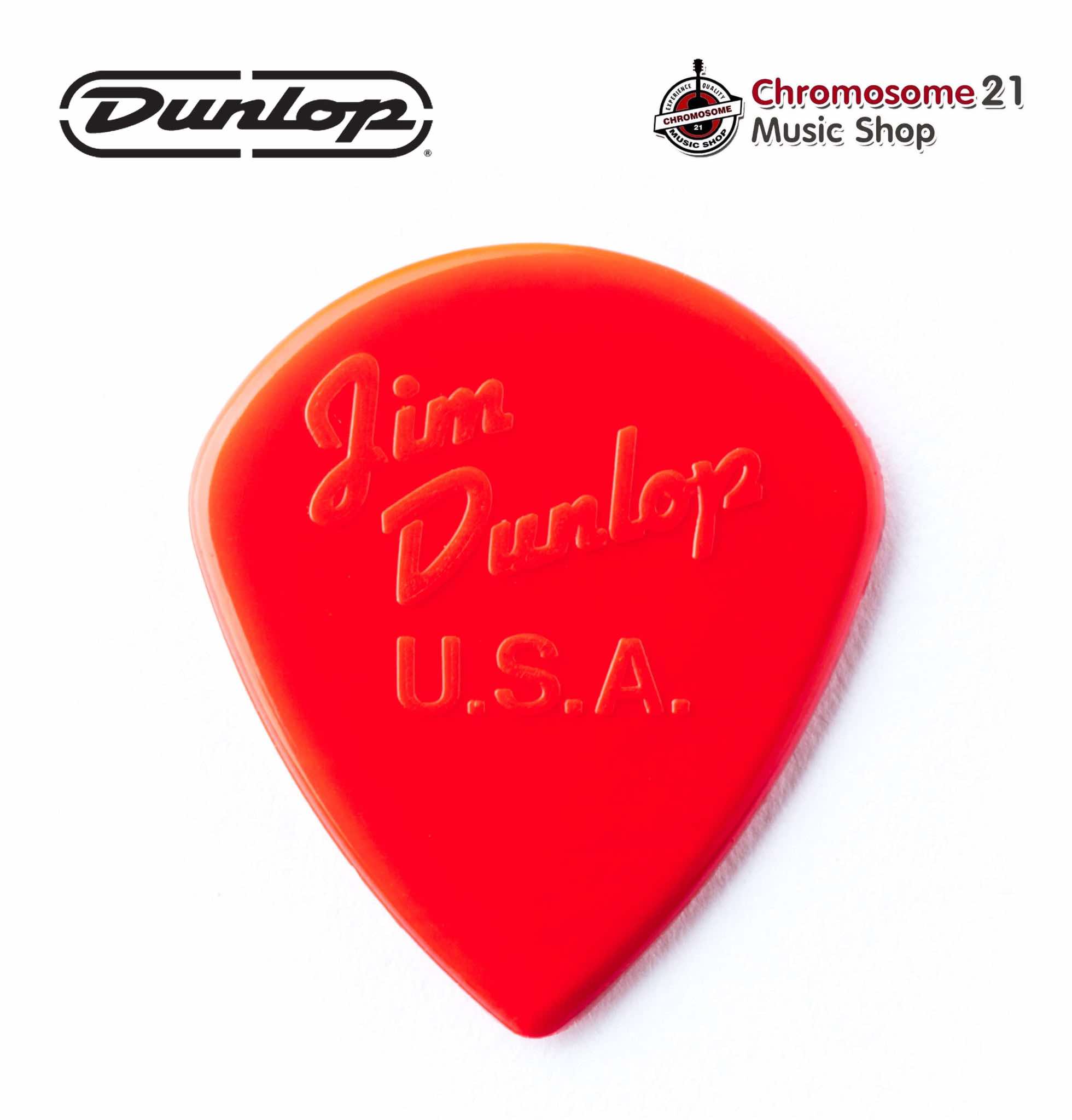 ปิ๊ก Jim Dunlop Jazz III RD Nylon Guitar Pick ความหนา 1.38 mm สีแดง