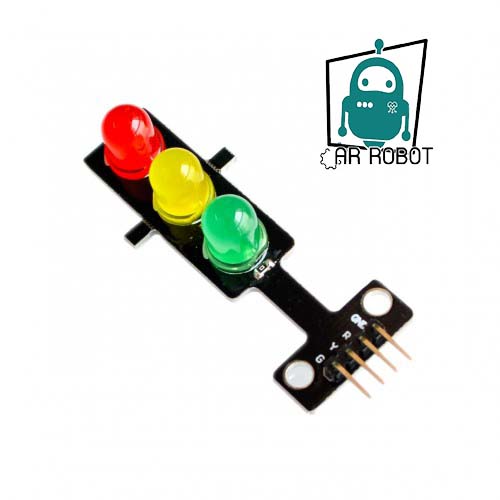 โมดูลสำหรับ Arduino สีแดงสีเหลืองสีเขียว 5 มิลลิเมตร LED Mini