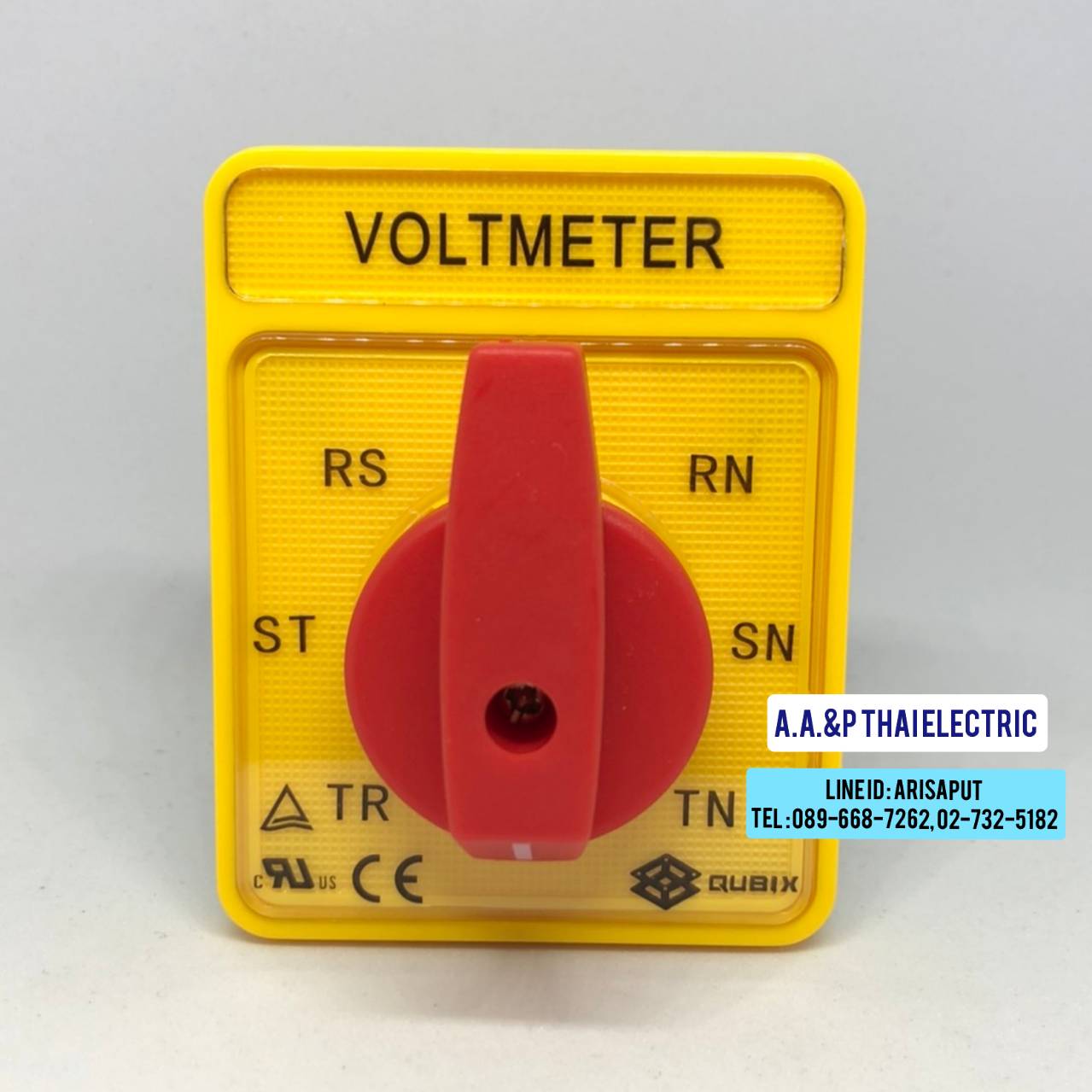 โวลท์ซีเล็คเตอร์ (60x80mm.) SV-B : QUBIX (SA16-7-61313-B13)
