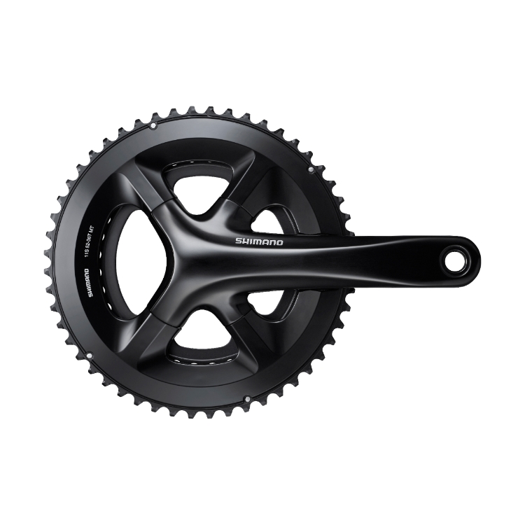 Shimano จานหน้าจักรยานเสือหมอบ 11 สปีด รุ่น FC-RS510 50/34T ขาจานยาว 175mm