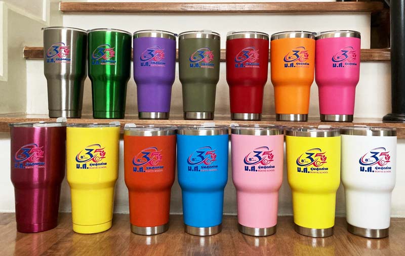 แก้วน้ำ Tumbler 30 Oz เก็บความเย็นพิมพ์สัญลักษณ์ โลโก้